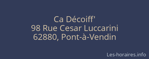 Ca Décoiff'