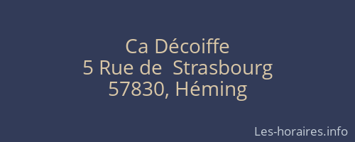 Ca Décoiffe