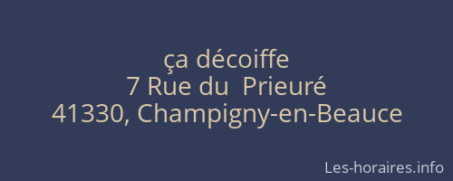ça décoiffe