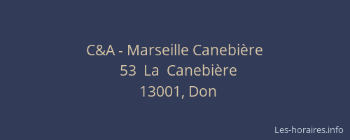 C&A - Marseille Canebière
