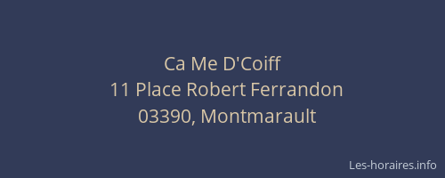 Ca Me D'Coiff