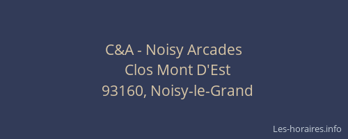 C&A - Noisy Arcades