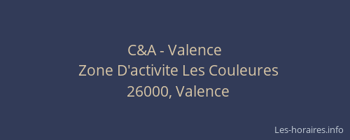 C&A - Valence