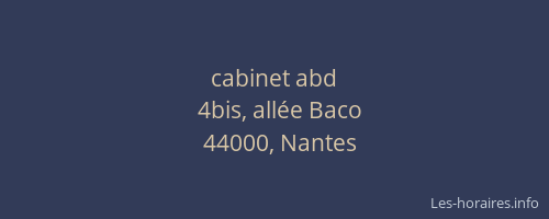 cabinet abd