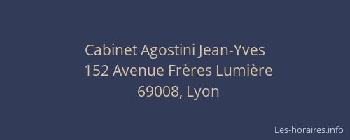 Cabinet Agostini Jean-Yves