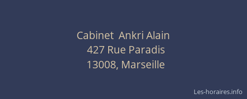 Cabinet  Ankri Alain