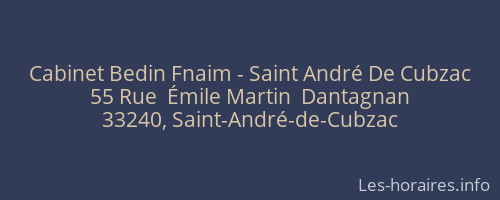 Cabinet Bedin Fnaim - Saint André De Cubzac