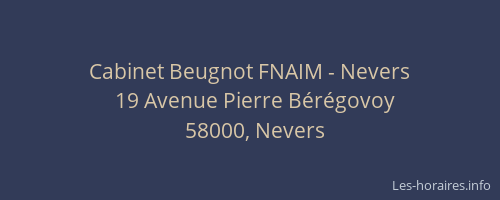 Cabinet Beugnot FNAIM - Nevers