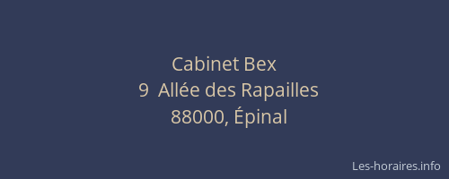 Cabinet Bex