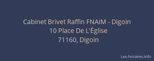 Cabinet Brivet Raffin FNAIM - Digoin