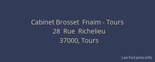 Cabinet Brosset  Fnaim - Tours