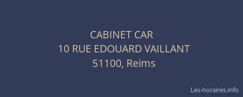 CABINET CAR