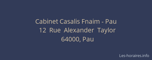 Cabinet Casalis Fnaim - Pau