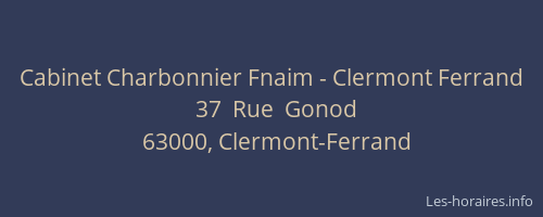 Cabinet Charbonnier Fnaim - Clermont Ferrand