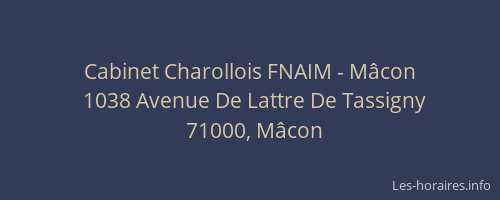 Cabinet Charollois FNAIM - Mâcon