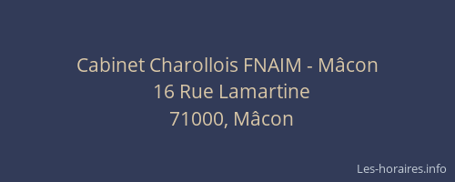 Cabinet Charollois FNAIM - Mâcon