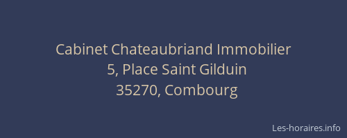 Cabinet Chateaubriand Immobilier