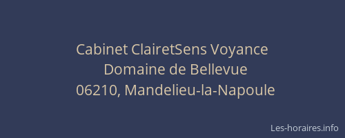 Cabinet ClairetSens Voyance