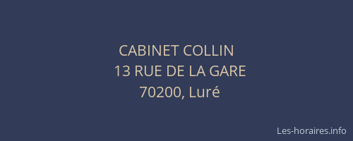 CABINET COLLIN