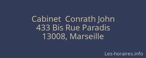 Cabinet  Conrath John