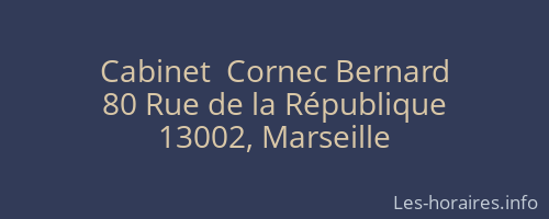 Cabinet  Cornec Bernard