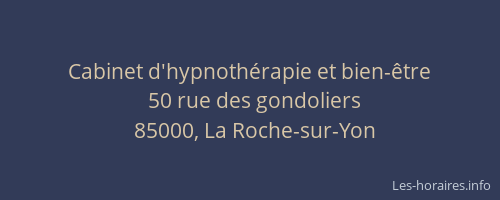 Cabinet d'hypnothérapie et bien-être