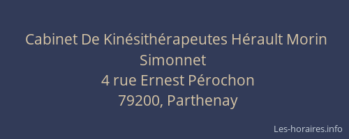 Cabinet De Kinésithérapeutes Hérault Morin Simonnet