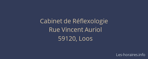 Cabinet de Réflexologie