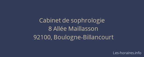 Cabinet de sophrologie