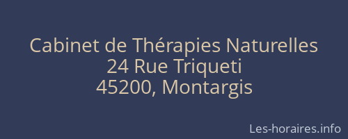 Cabinet de Thérapies Naturelles