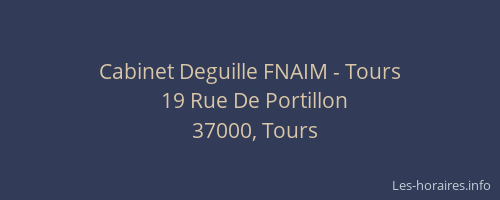 Cabinet Deguille FNAIM - Tours