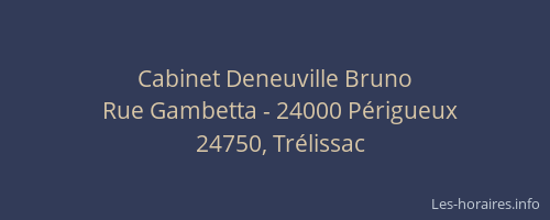 Cabinet Deneuville Bruno