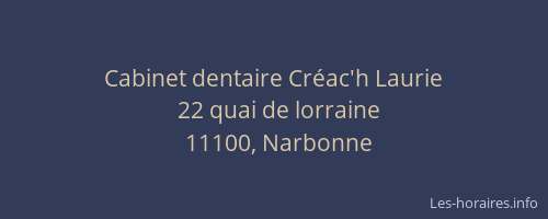 Cabinet dentaire Créac'h Laurie