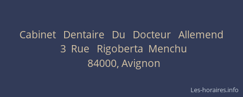 Cabinet   Dentaire   Du   Docteur   Allemend