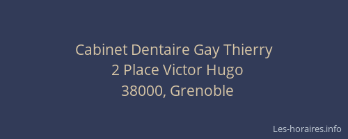 Cabinet Dentaire Gay Thierry