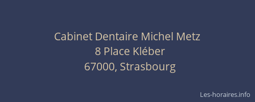 Cabinet Dentaire Michel Metz