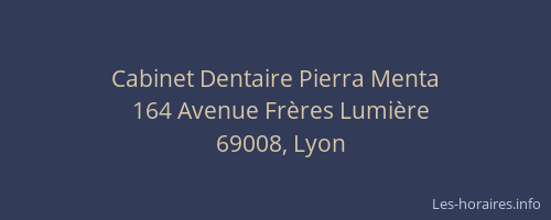 Cabinet Dentaire Pierra Menta