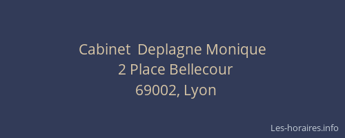 Cabinet  Deplagne Monique