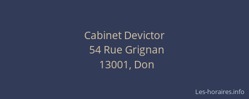 Cabinet Devictor