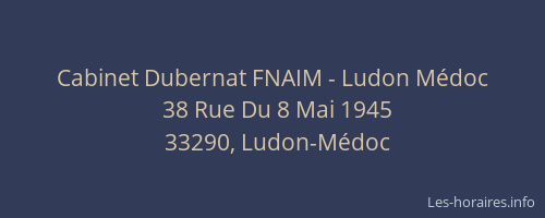 Cabinet Dubernat FNAIM - Ludon Médoc