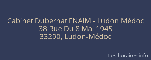 Cabinet Dubernat FNAIM - Ludon Médoc