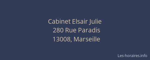 Cabinet Elsair Julie
