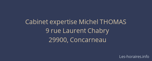 Cabinet expertise Michel THOMAS