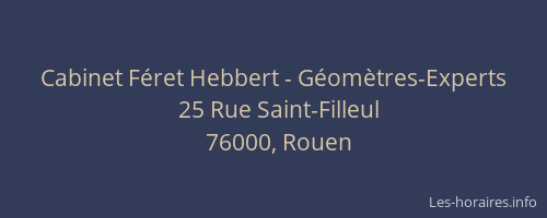 Cabinet Féret Hebbert - Géomètres-Experts