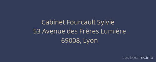 Cabinet Fourcault Sylvie