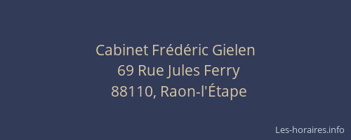 Cabinet Frédéric Gielen