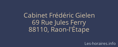 Cabinet Frédéric Gielen