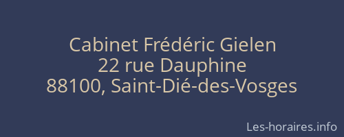 Cabinet Frédéric Gielen