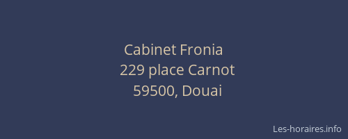 Cabinet Fronia