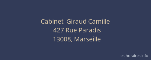 Cabinet  Giraud Camille